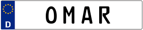 Truck License Plate